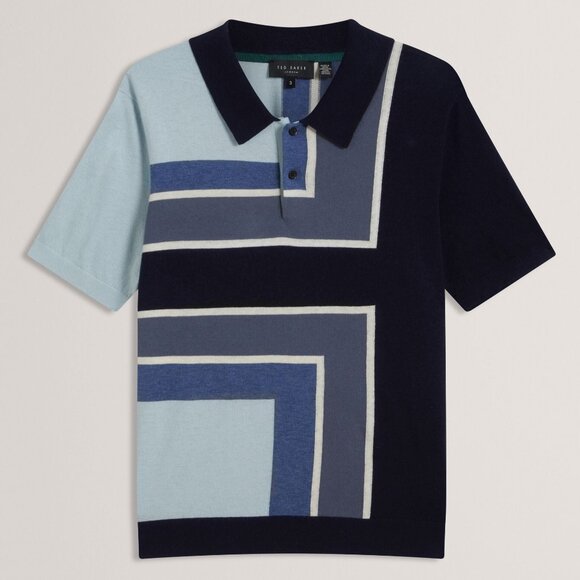 Ted Baker Ralfe Men's Short Sleeve Casual 2 Button shirt - Large (EU4) - NWT - Picture 1 of 5